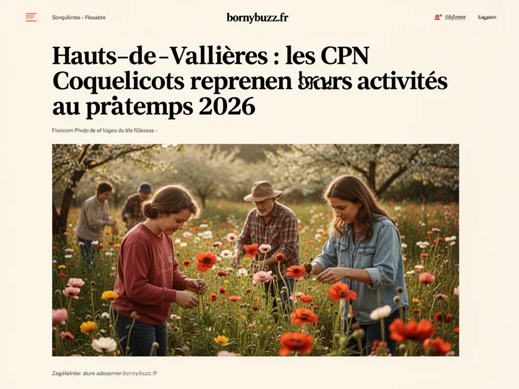 Hauts‑de‑Vallières : les CPN Coquelicots reprennent leurs activités au printemps 2026