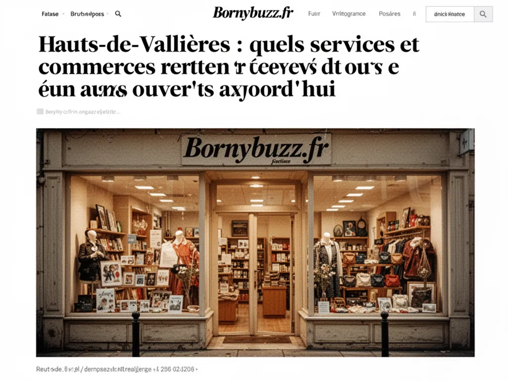 Hauts-de-Vallières : quels services et commerces restent ouverts aujourd’hui