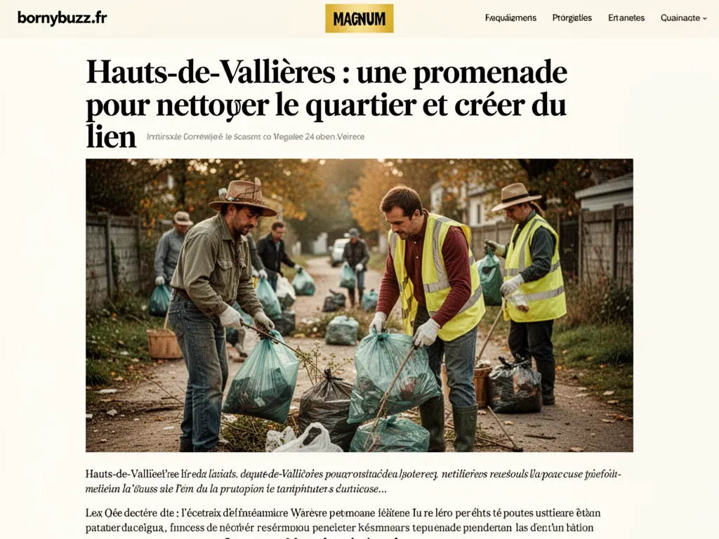 Hauts-de-Vallières : une promenade pour nettoyer le quartier et créer du lien