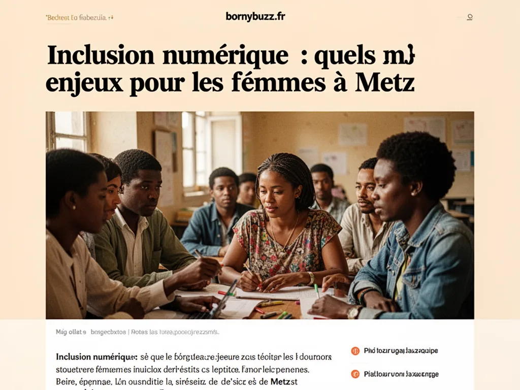 Inclusion numérique : quels enjeux pour les femmes à Metz