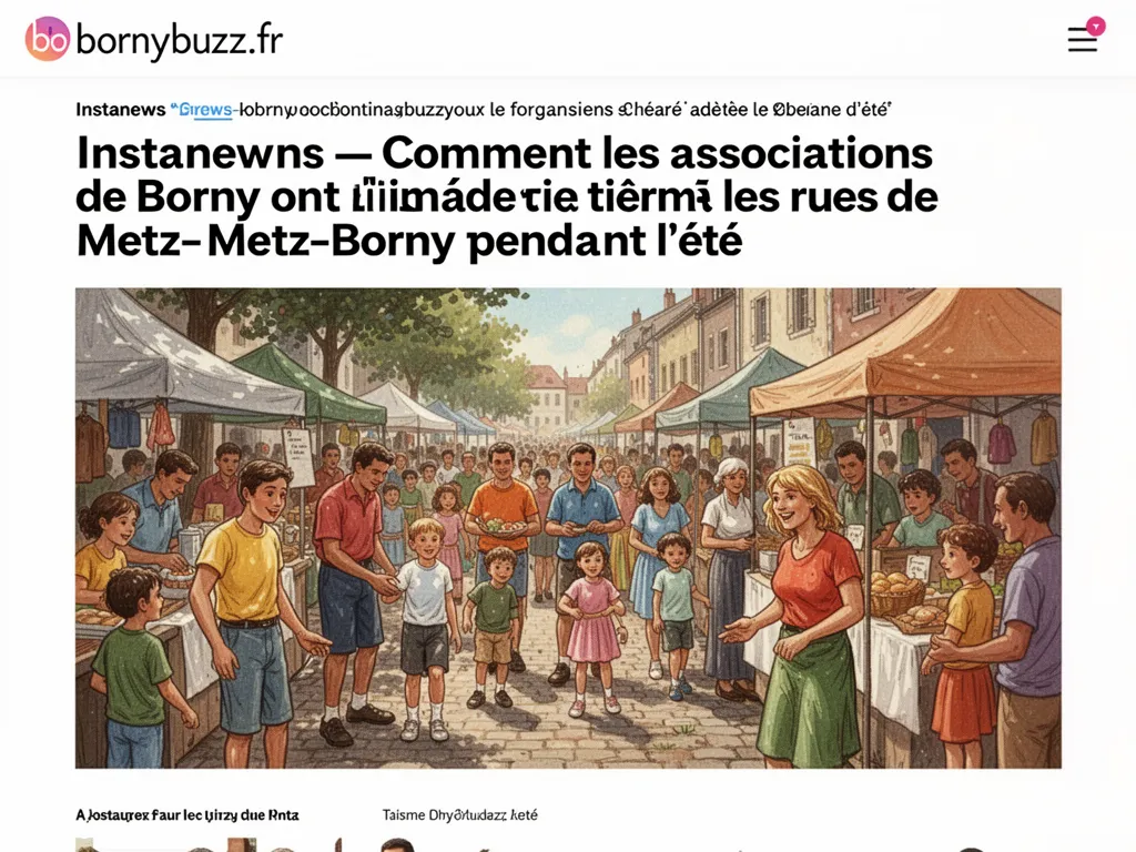 Instanews — Comment les associations de Borny ont animé les rues de Metz-Borny pendant l'été