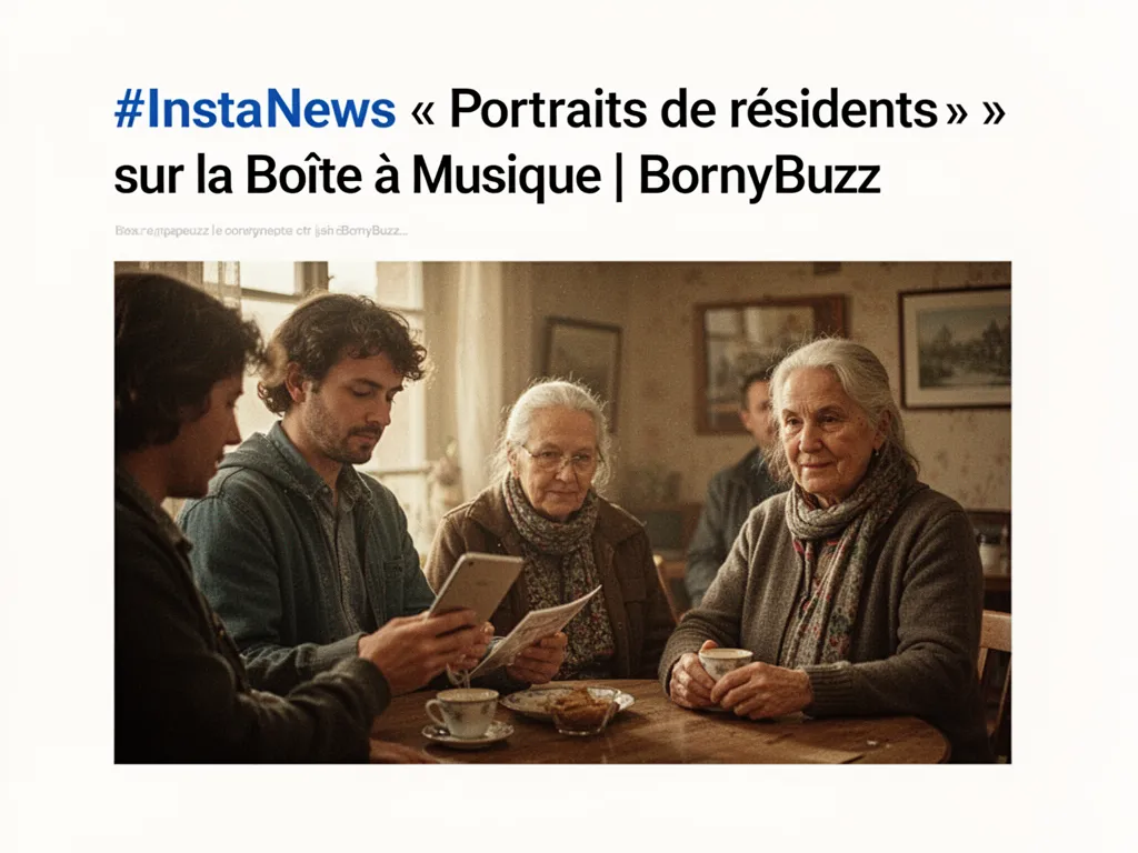 #InstaNews « Portraits de résidents » sur la Boîte à Musique | BornyBuzz
