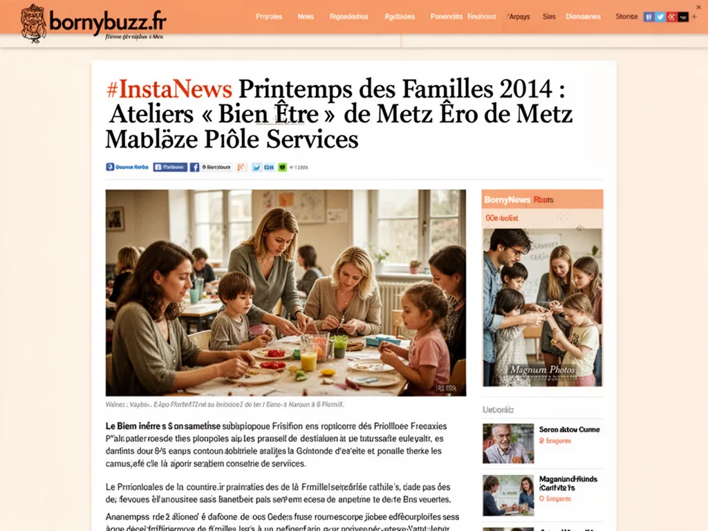 #InstaNews Printemps des Familles 2014 : Ateliers «Bien Être» de Metz Pôle Services