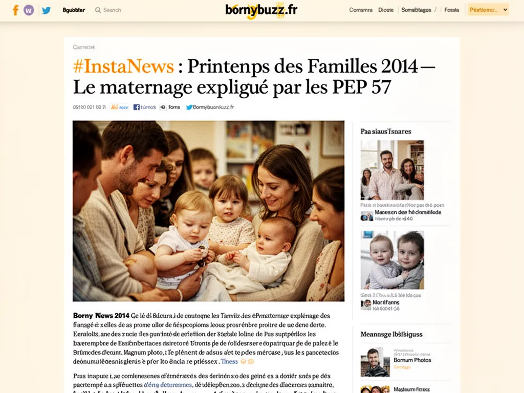 #InstaNews : Printemps des Familles 2014 : Le maternage expliqué par les PEP 57