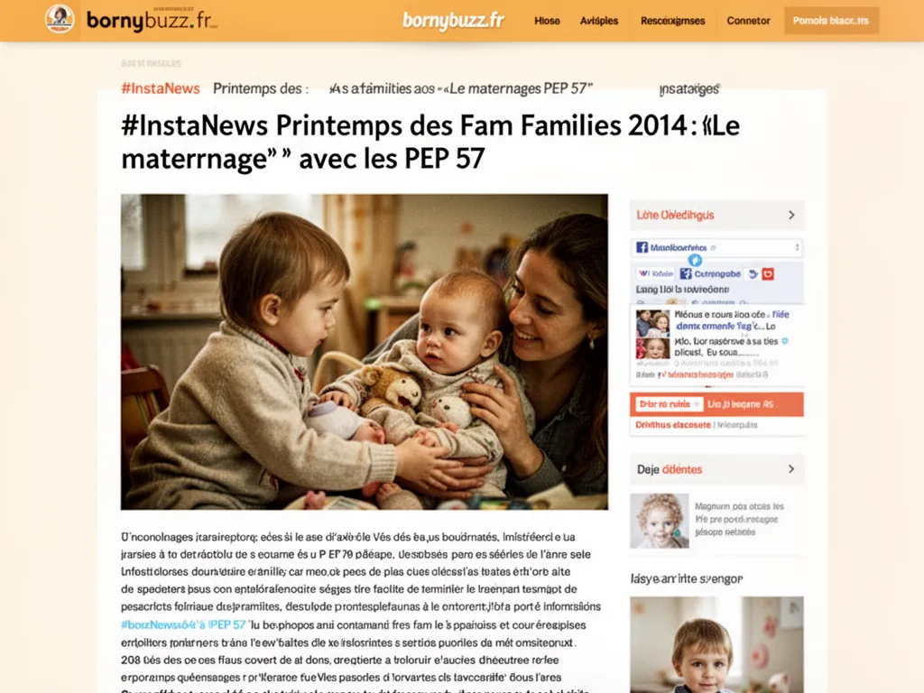 #InstaNews Printemps des Fam Families 2014 : «Le maternage» avec les PEP 57