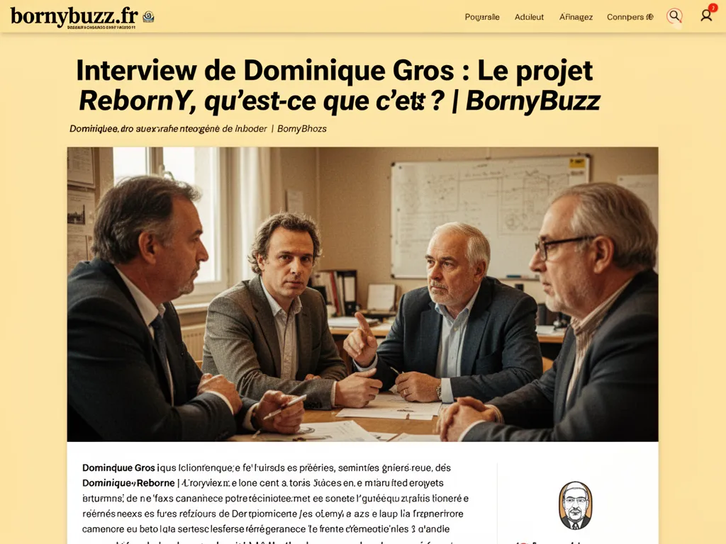 Interview de Dominique Gros : Le projet RebornY, qu’est-ce que c’est ? | BornyBuzz