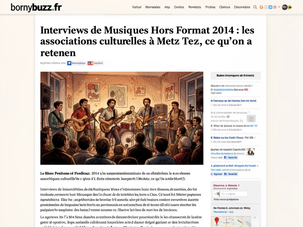 Interviews de Musiques Hors Format 2014 : les associations culturelles à Metz, ce qu'on a retenu