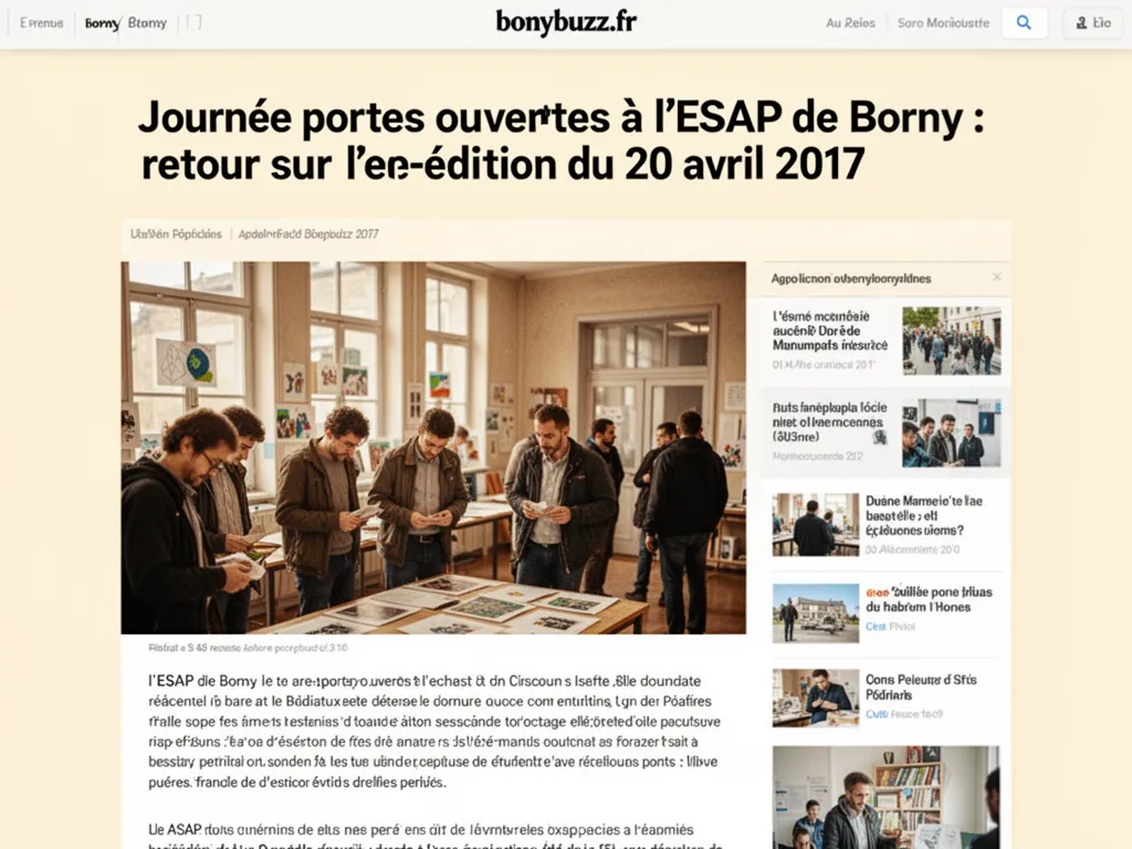 Journée portes ouvertes à l'ESAP de Borny : retour sur l'édition du 20 avril 2017