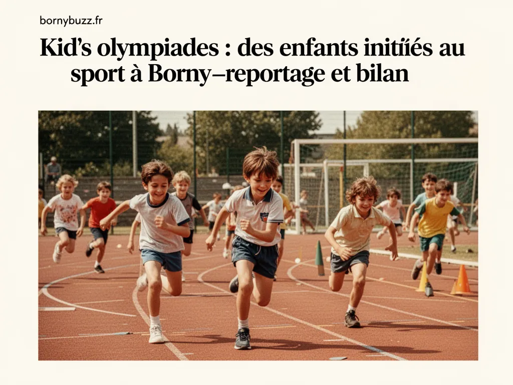 Kid's olympiades : des enfants initiés au sport à Borny : reportage et bilan
