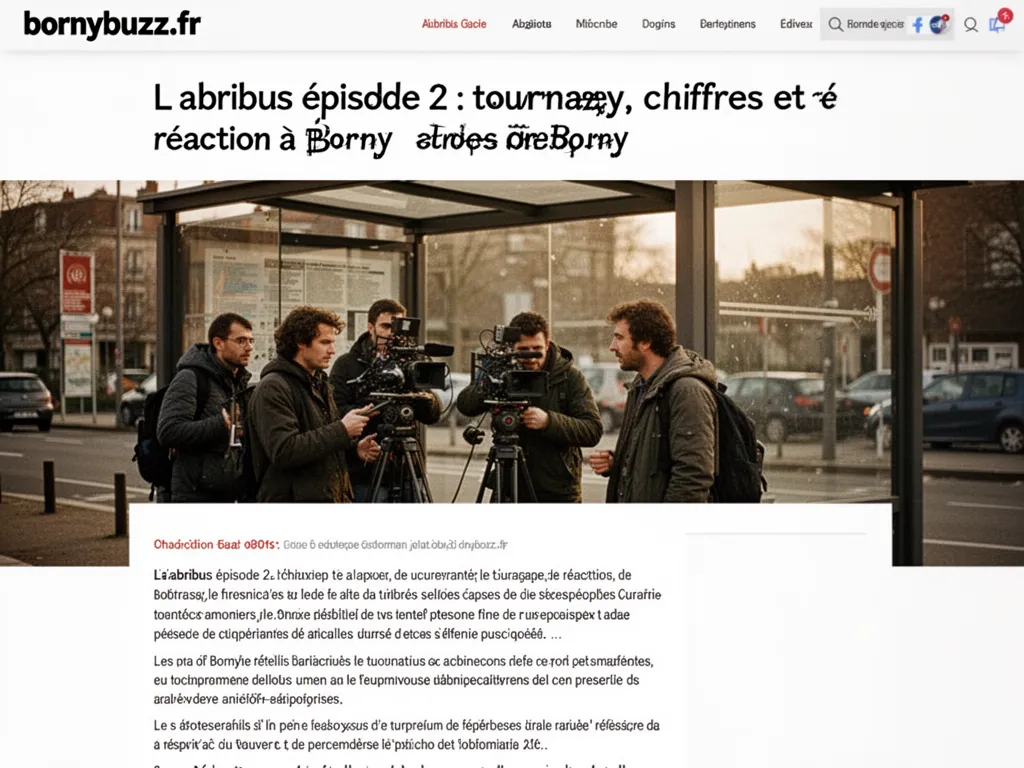 L abribus épisode 2 : tournage, chiffres et réactions à Borny