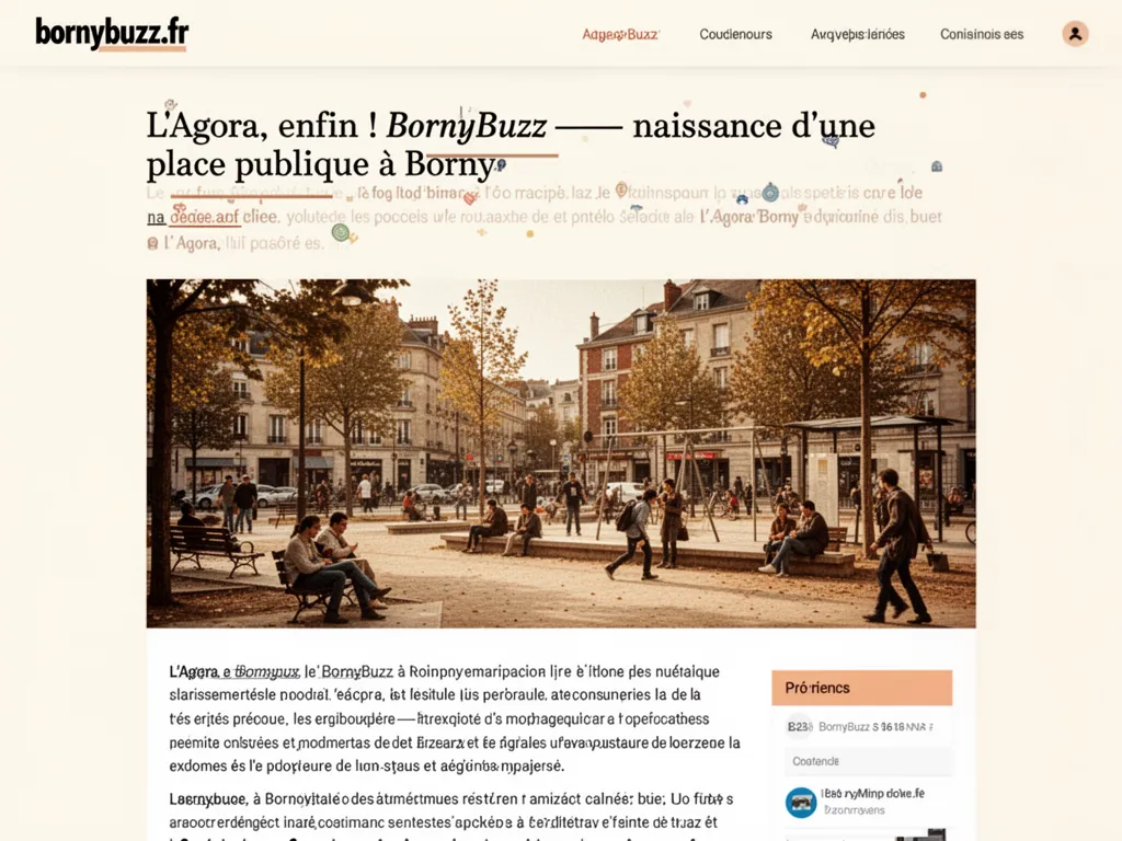 L'Agora, enfin !BornyBuzz : naissance d’une place publique à Borny