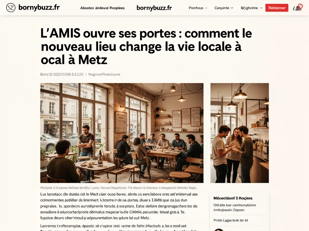 L'AMIs ouvre ses portes : comment le nouveau lieu change la vie locale à Metz