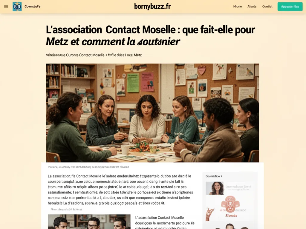 L'association Contact Moselle : que fait-elle pour Metz et comment la soutenir