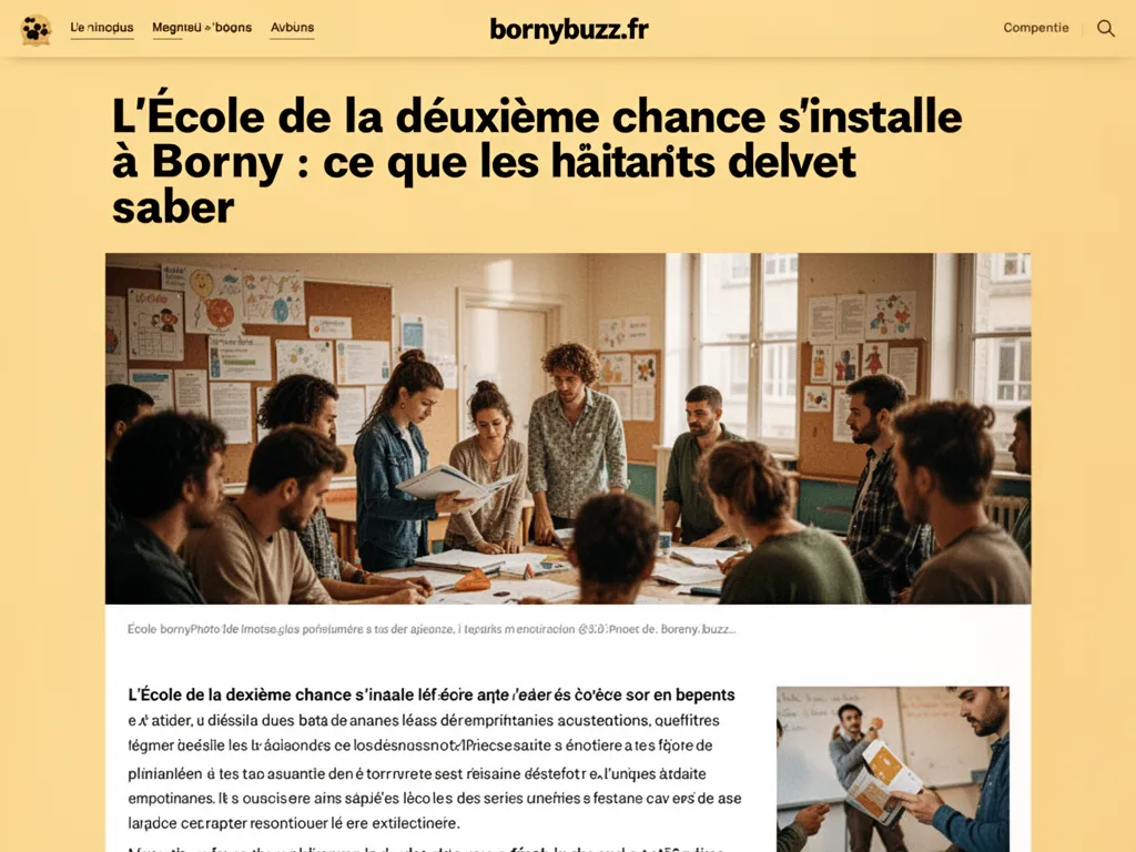 L'École de la deuxième chance s'installe à Borny : ce que les habitants doivent savoir