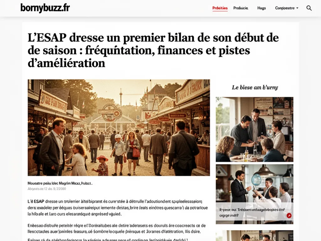 L'ESAP dresse un premier bilan de son début de saison : fréquentation, finances et pistes d'amélioration