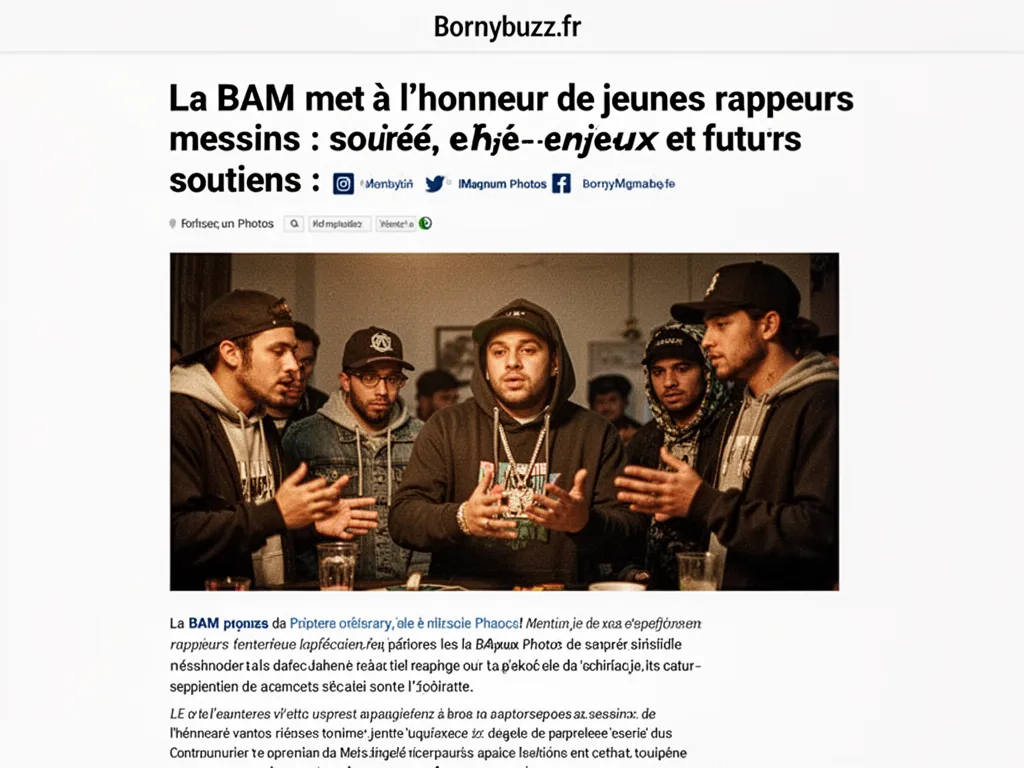 La BAM met à l'honneur de jeunes rappeurs messins : soirée, enjeux et futurs soutiens