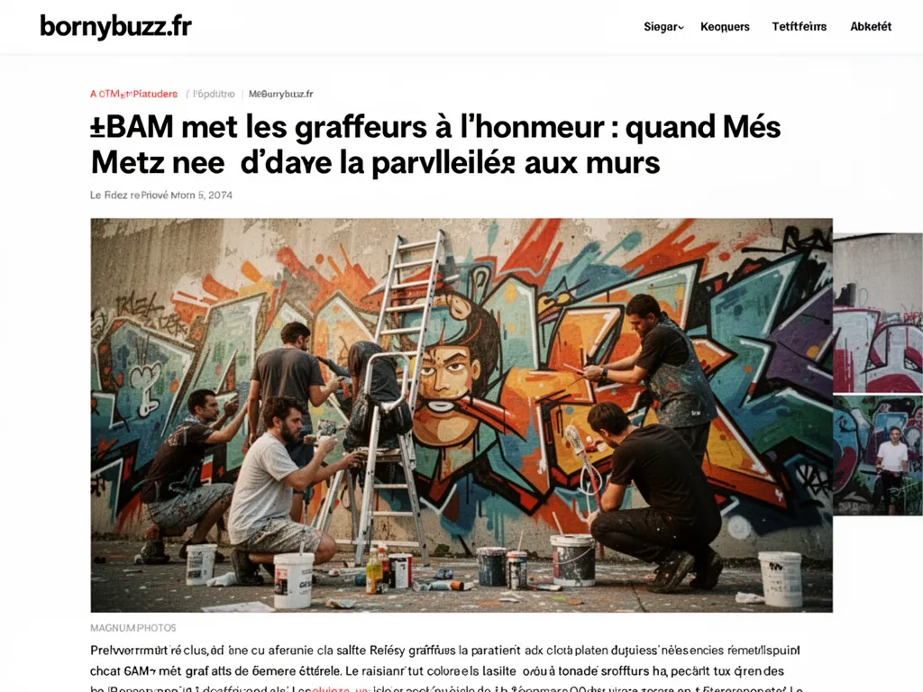 La BAM met les graffeurs à l'honneur : quand Metz redonne la parole aux murs