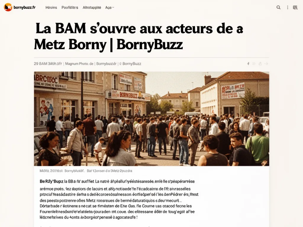 La BAM s’ouvre aux acteurs de Metz Borny | BornyBuzz