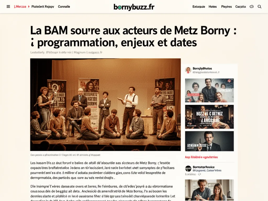 La BAM souvre aux acteurs de Metz Borny : programmation, enjeux et dates