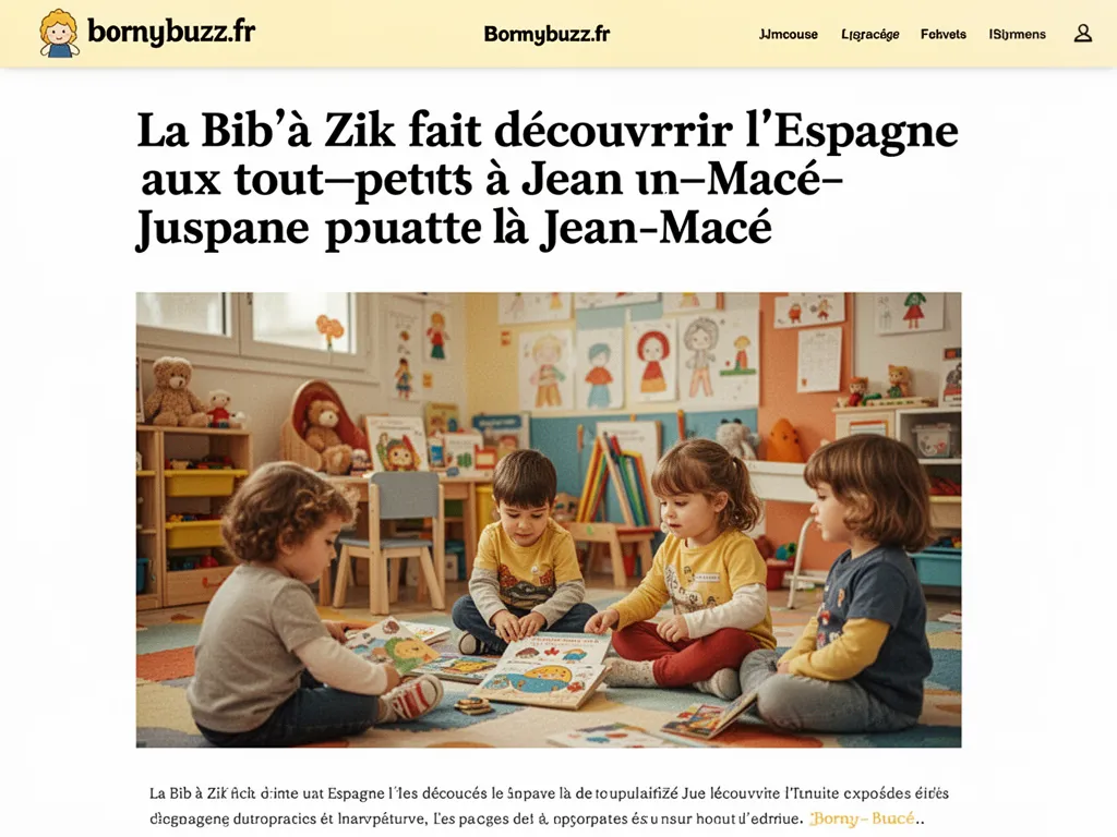La Bib’à Zik fait découvrir l’Espagne aux tout‑petits à Jean‑Macé