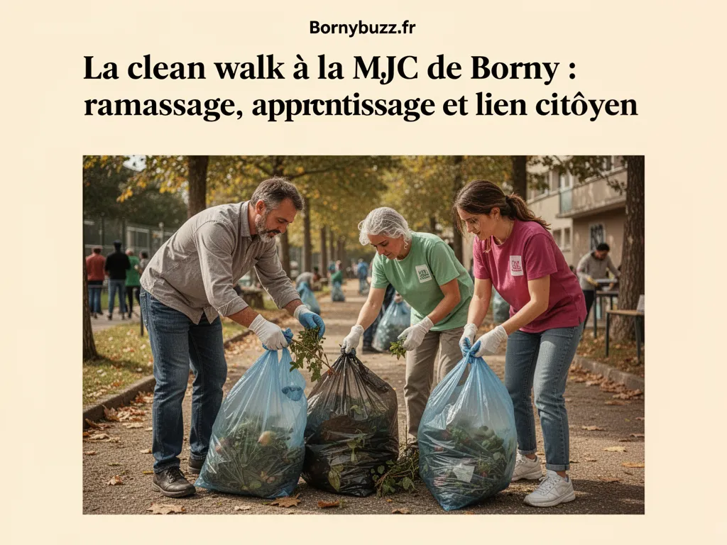 La clean walk à la MJC de Borny : ramassage, apprentissage et lien citoyen