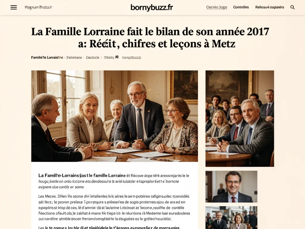 La Famille Lorraine fait le bilan de son année 2017 : récit, chiffres et leçons à Metz
