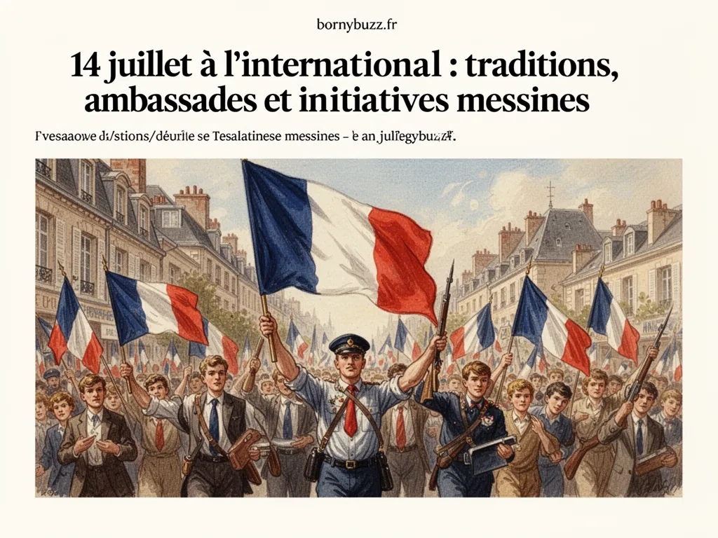 14 juillet à l'international : traditions, ambassades et initiatives messines