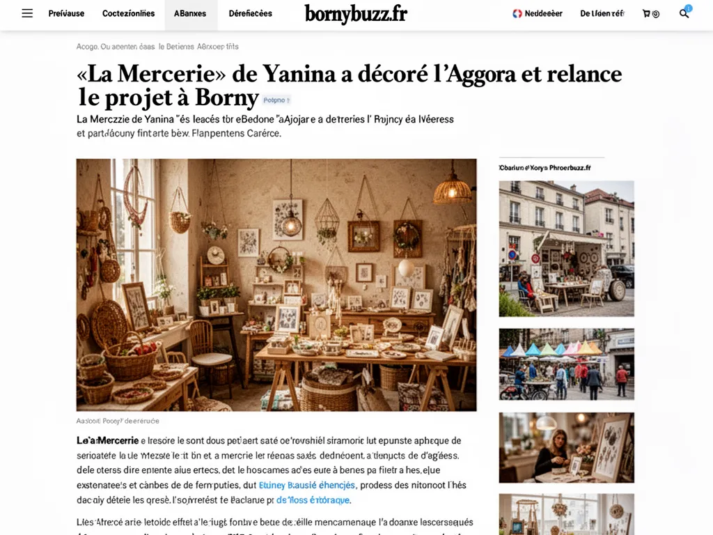 «La Mercerie» de Yanina a décoré l’Agora et relance le projet à Borny