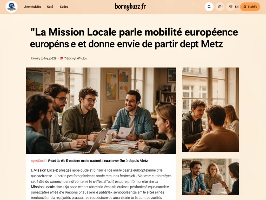 La Mission Locale parle mobilité européenne et donne envie de partir depuis Metz