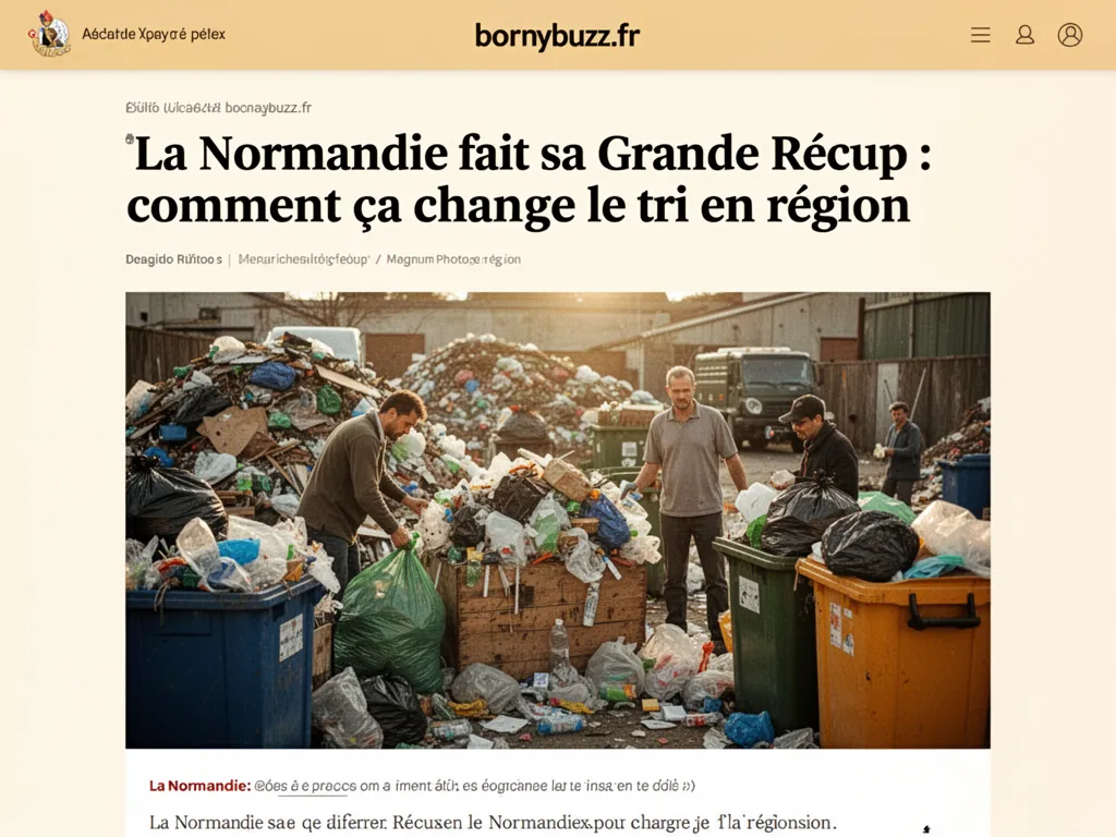 La Normandie fait sa Grande Récup : comment ça change le tri en région