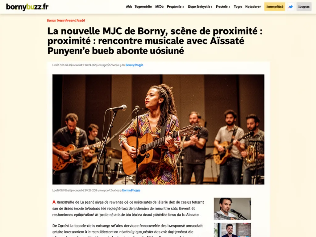 La nouvelle MJC de Borny, scène de proximité : rencontre musicale avec Aïssaté