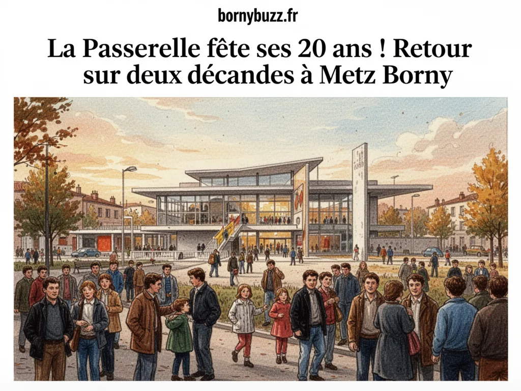 La Passerelle fête ses 20 ans ! Retour sur deux décennies à Metz Borny