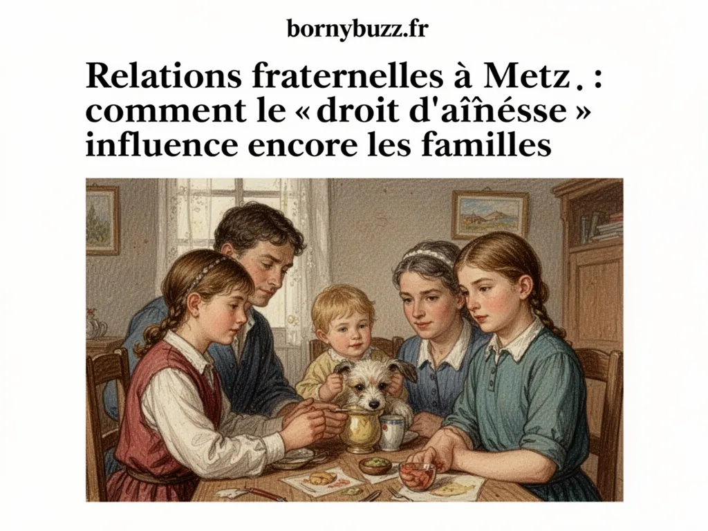 Relations fraternelles à Metz : comment le « droit d'aînesse » influence encore les familles