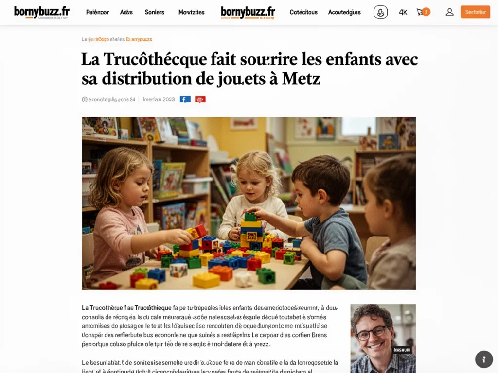 La Trucothèque fait sourire les enfants avec sa distribution de jouets à Metz