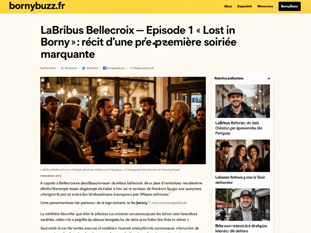 LaBribus Bellecroix — Épisode 1 « Lost in Borny » : récit d'une première soirée marquante