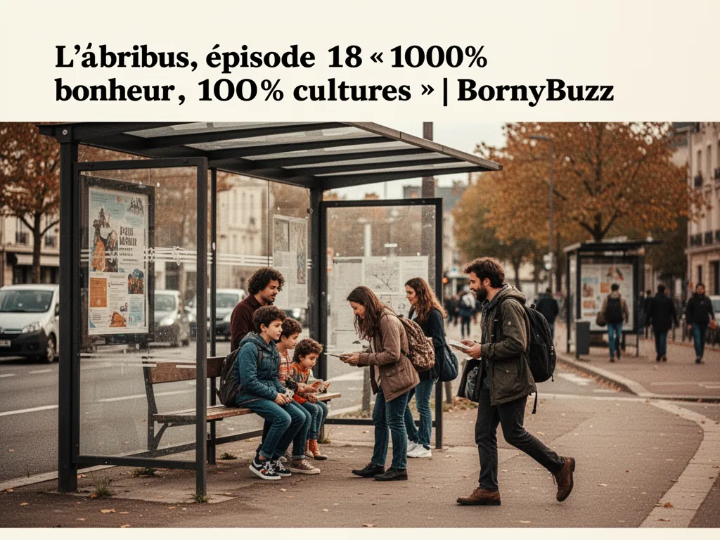 L’abribus, épisode 18 « 100% bonheur, 100% cultures » | BornyBuzz
