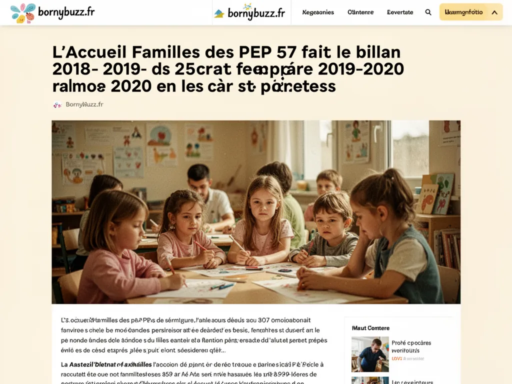 L'Accueil Familles des PEP 57 fait le bilan 2018–2019 et prépare 2019–2020