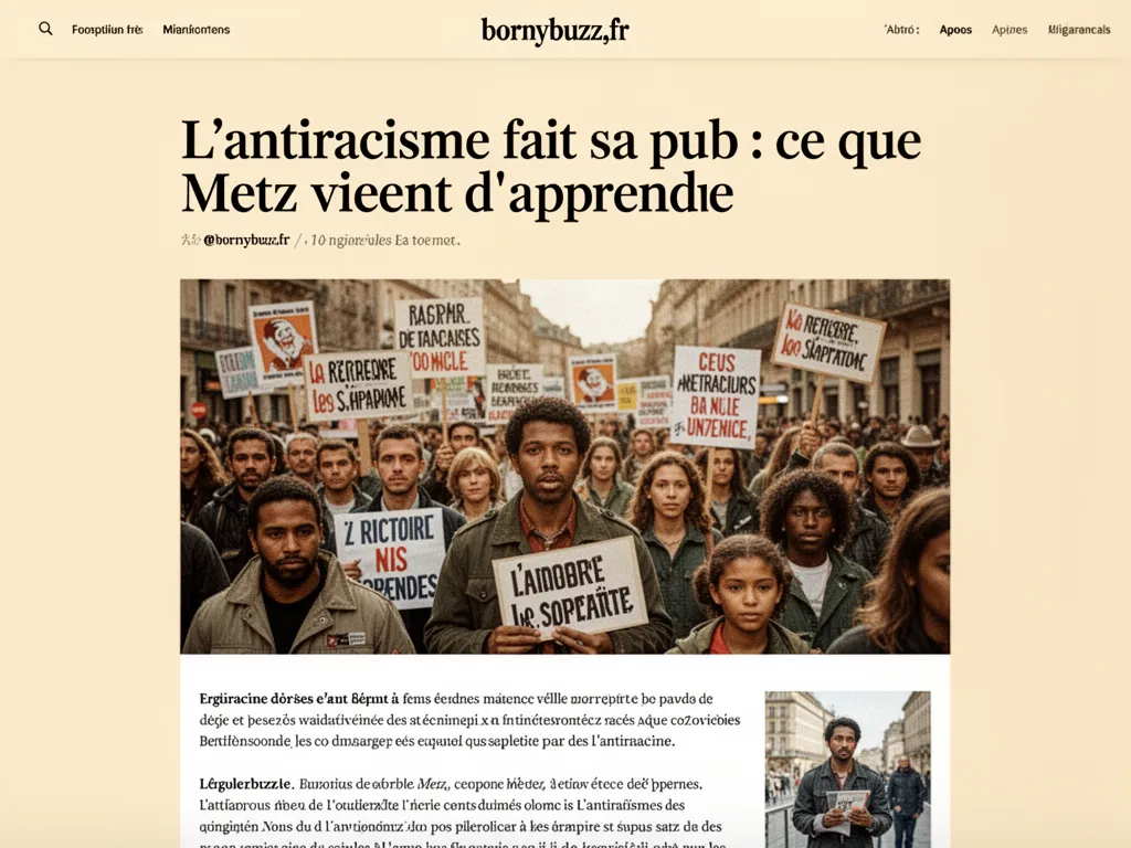 L’antiracisme fait sa pub : ce que Metz vient d’apprendre