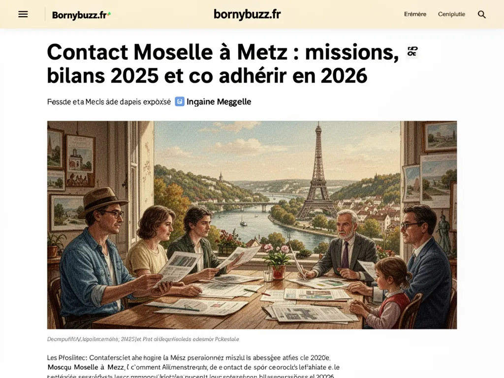 Contact Moselle à Metz : missions, bilans 2025 et comment adhérer en 2026