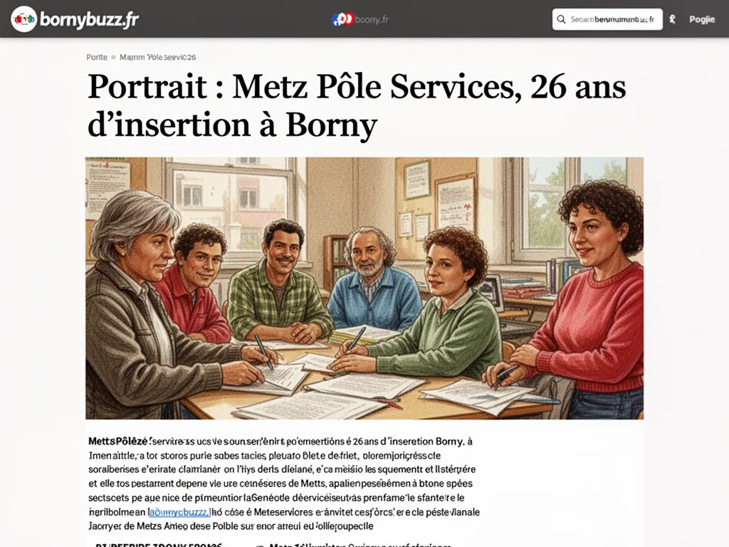 Portrait : Metz Pôle Services, 26 ans d'insertion à Borny