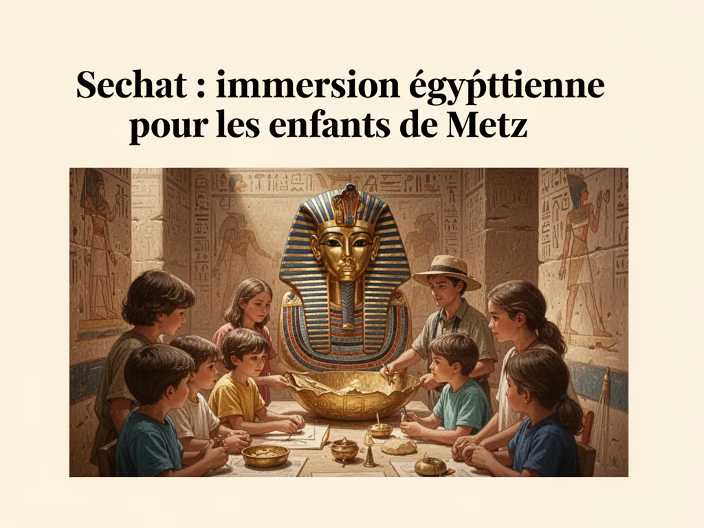 Sechat : immersion égyptienne pour les enfants de Metz