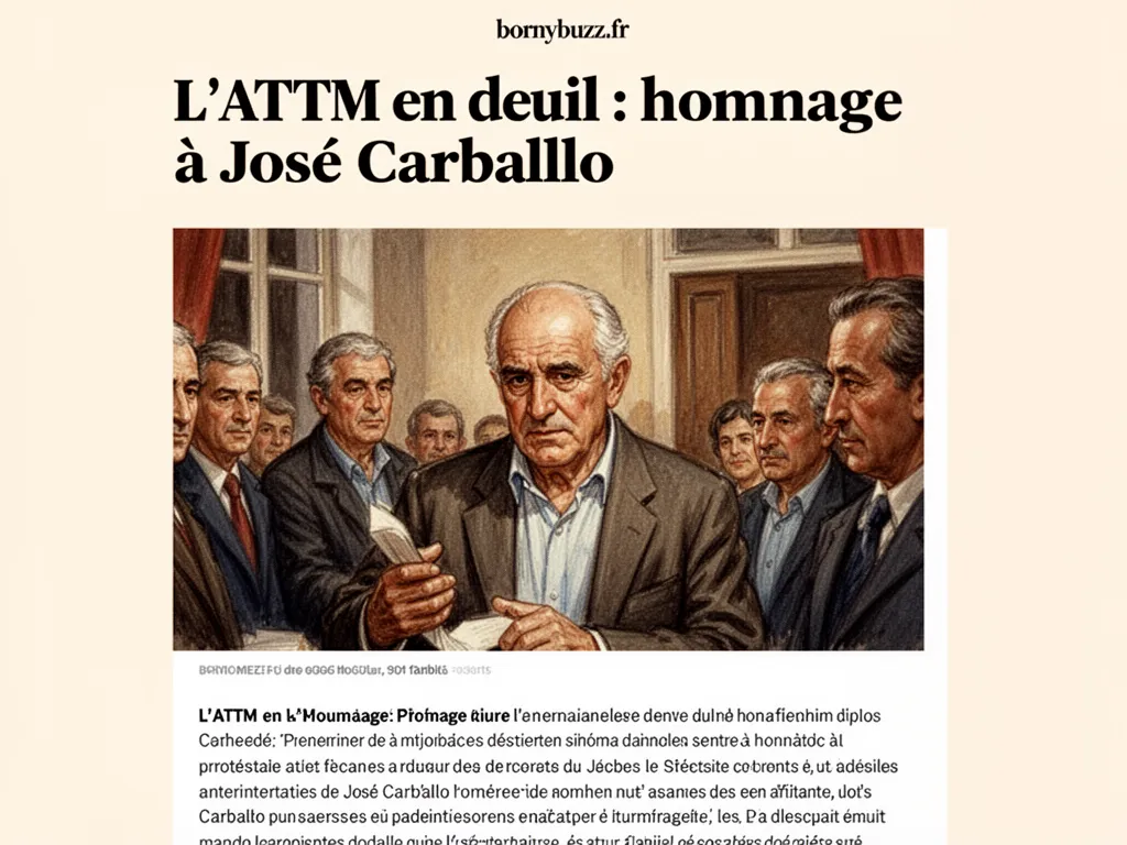 L'ATTM en deuil : hommage à José Carballo