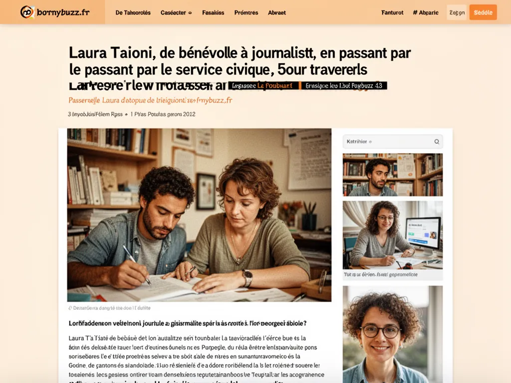 Laura Taioni, de bénévole à journaliste, en passant par le service civique, 5 ans pour traverser La Passerelle