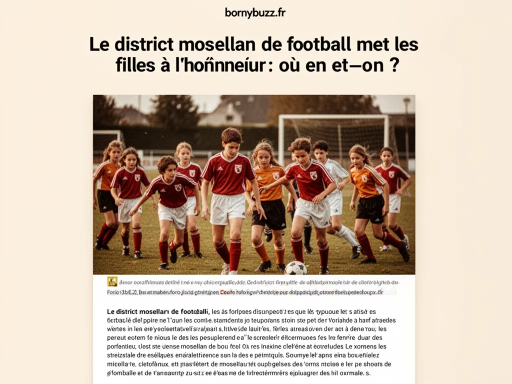 Le district mosellan de football met les filles à l’honneur : où en est-on ?