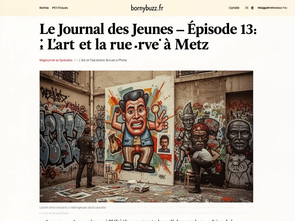 Le Journal des Jeunes : Épisode 13 : L'art et la rue à Metz