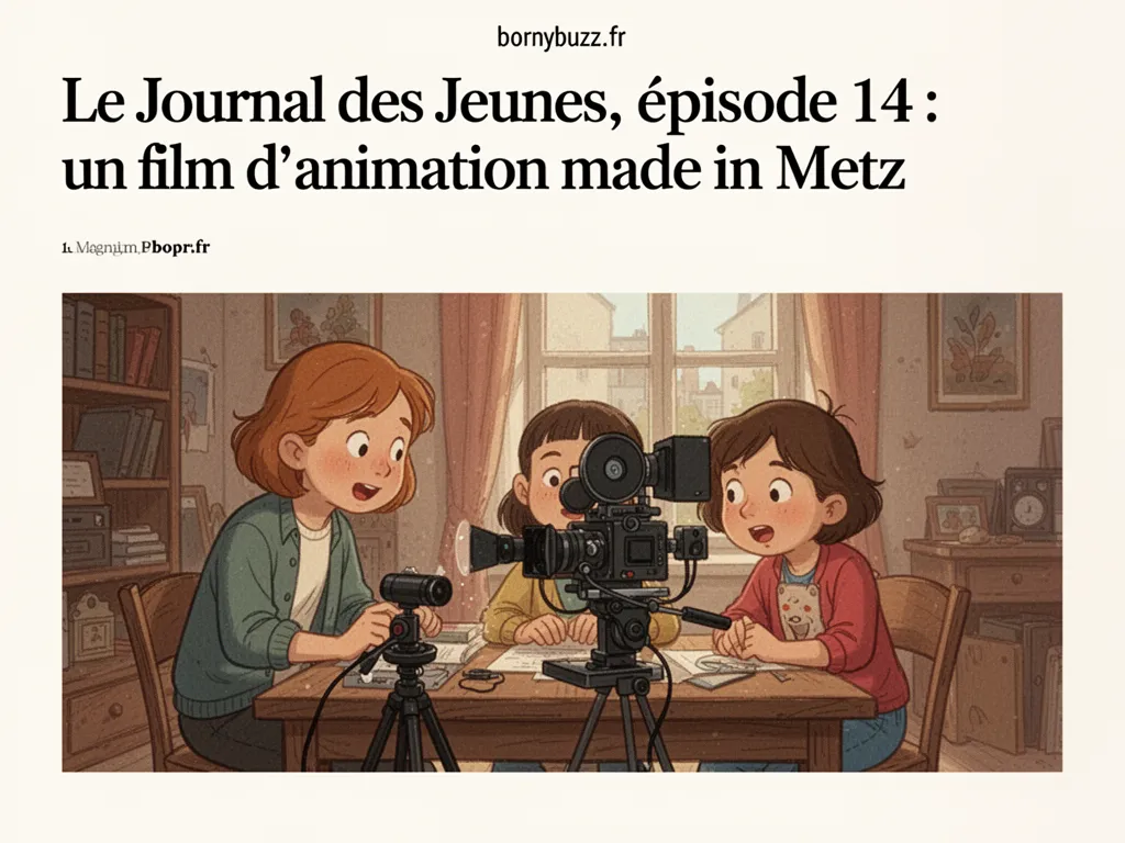 Le Journal des Jeunes, épisode 14 : un film d'animation made in Metz