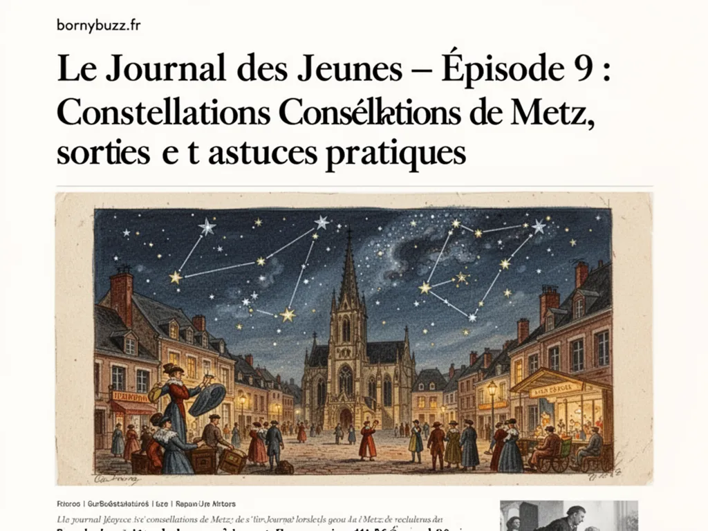 Le Journal des Jeunes : Épisode 9 : Constellations de Metz, sorties et astuces pratiques