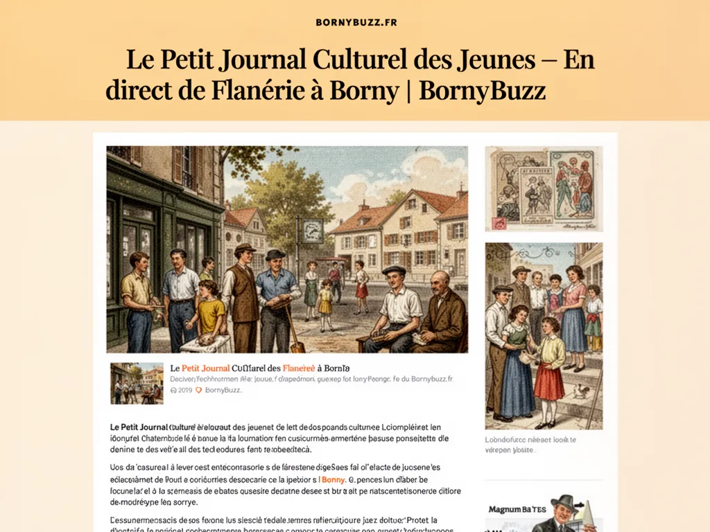 Le Petit Journal Culturel des Jeunes – En direct de Flanerie à Borny | BornyBuzz