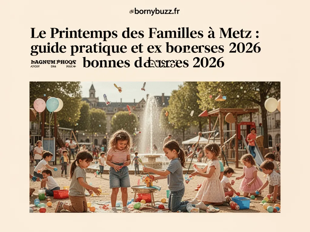 Le Printemps des Familles à Metz : guide pratique et bonnes adresses 2026