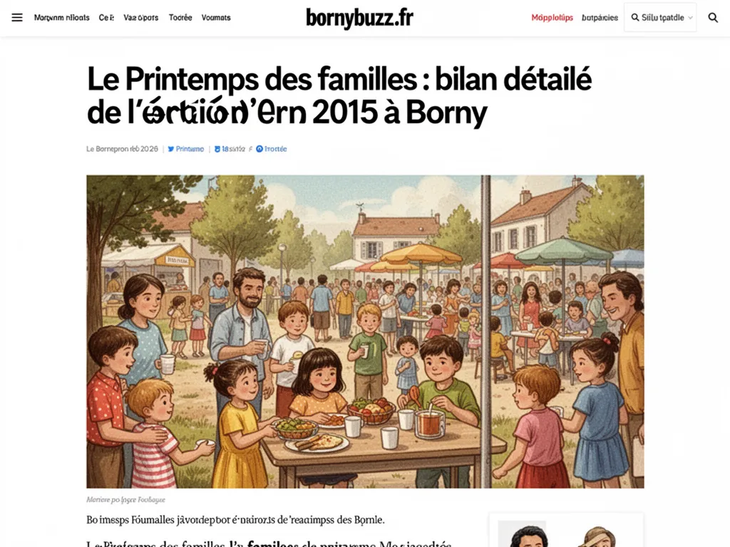 Le Printemps des familles : bilan détaillé de l’édition 2015 à Borny